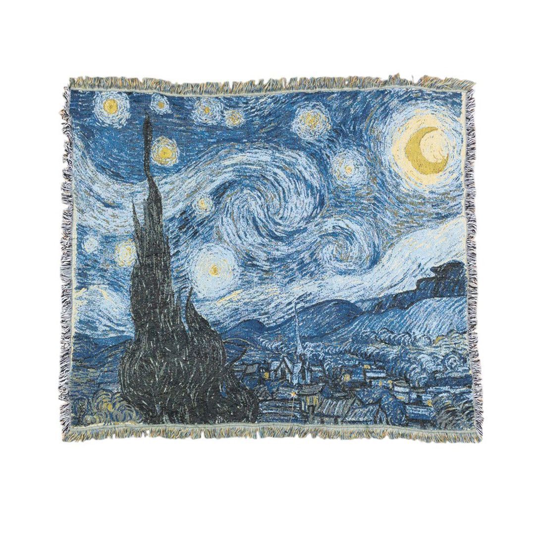 vintageラグ カーペット ゴッホ 星月夜 アート 1236 - メルカリ