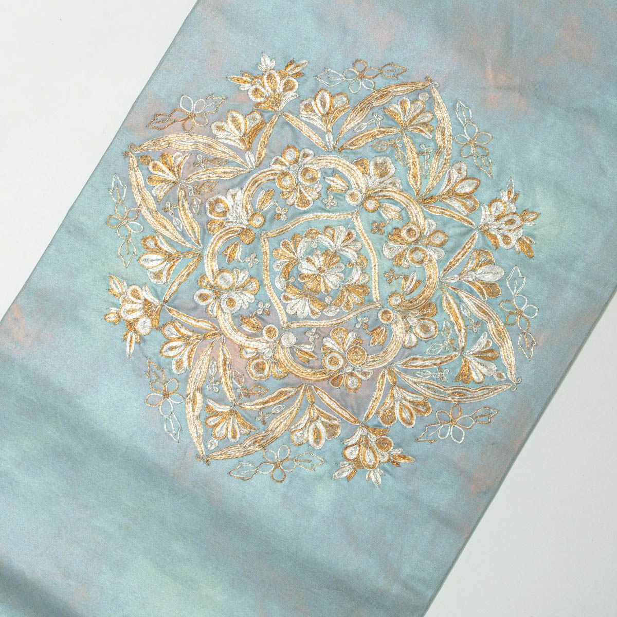 【着物と帯 時流】N241162◆正絹 九寸名古屋帯◆引箔 刺繍 長尺 美品 楽天市場】【中古】名古屋帯 リサイクル 九寸 開き仕立て 正絹