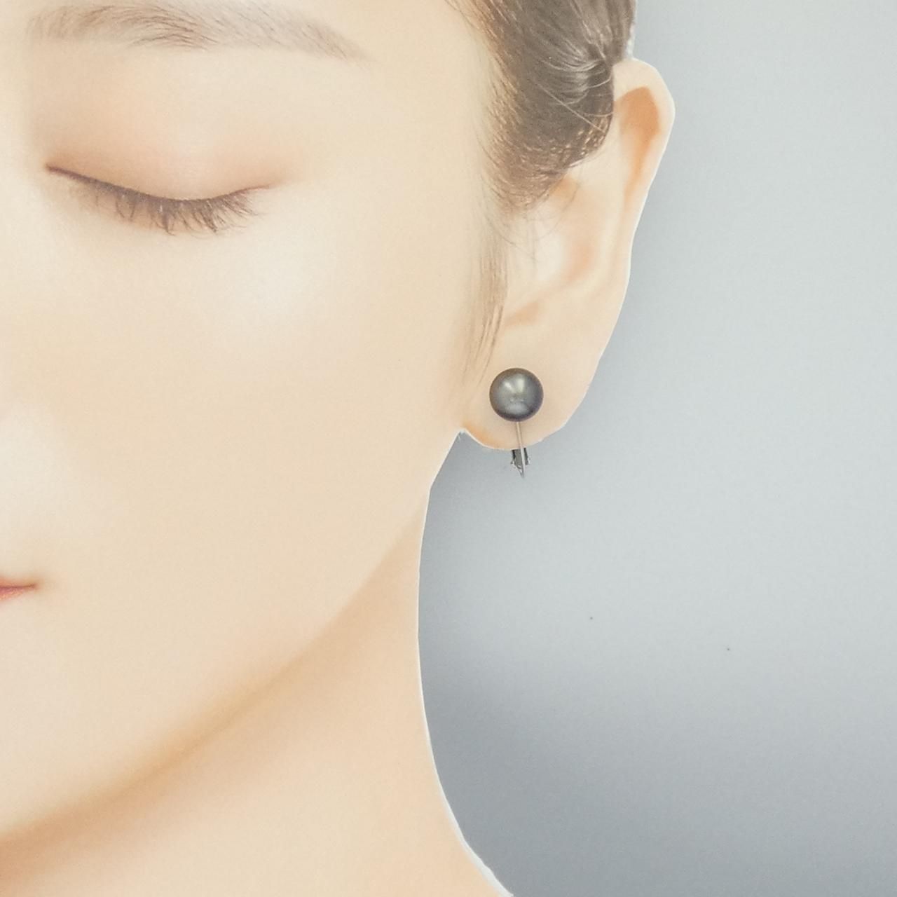 [ムーンレーベル 公式] パール イヤリング レディース あこや真珠 9.0mm アコヤ 真珠 イヤリング K18WG ホワイトゴールド HA00090R13SG0635WS