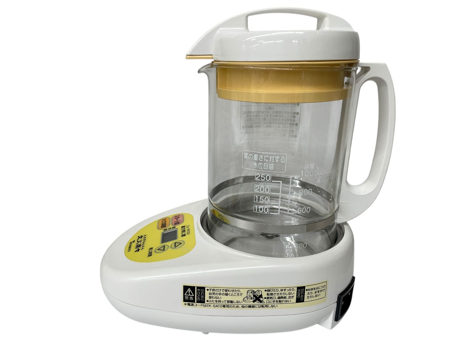 とちもと 栃本天海堂 象印マホービン ニューマイコン漢方煎じ器 文火楽々 とろびらんらん EK-SA10-WB 2014年製 リユース