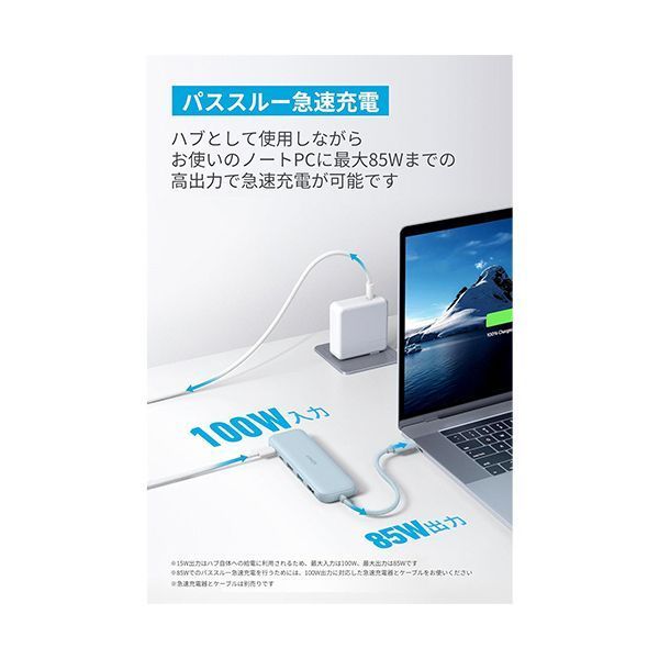 まとめ アンカージャパン ANKER 332 USB-Cハブ 5-in-1 PD100W対応 ブルー A8355031 1個 WWW_OPDRERGINERDOGAN_COM