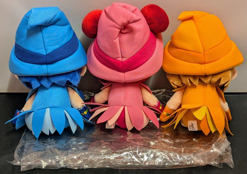 【お値下げ】おジャ魔女どれみ展 25周年メモリアルぬいぐるみ どれみはづきあいこ おジャ魔女どれみ 25周年メモリアル展 チケット特典 ぬいぐるみA