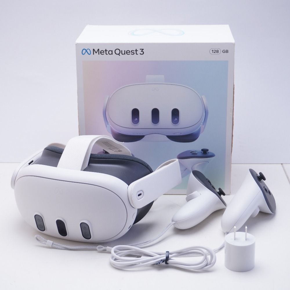  Quest 3 128GB オールインワンVRヘッドセット　中古 Meta Quest 3 128GB メタクエスト オールインワンVRヘッドセット