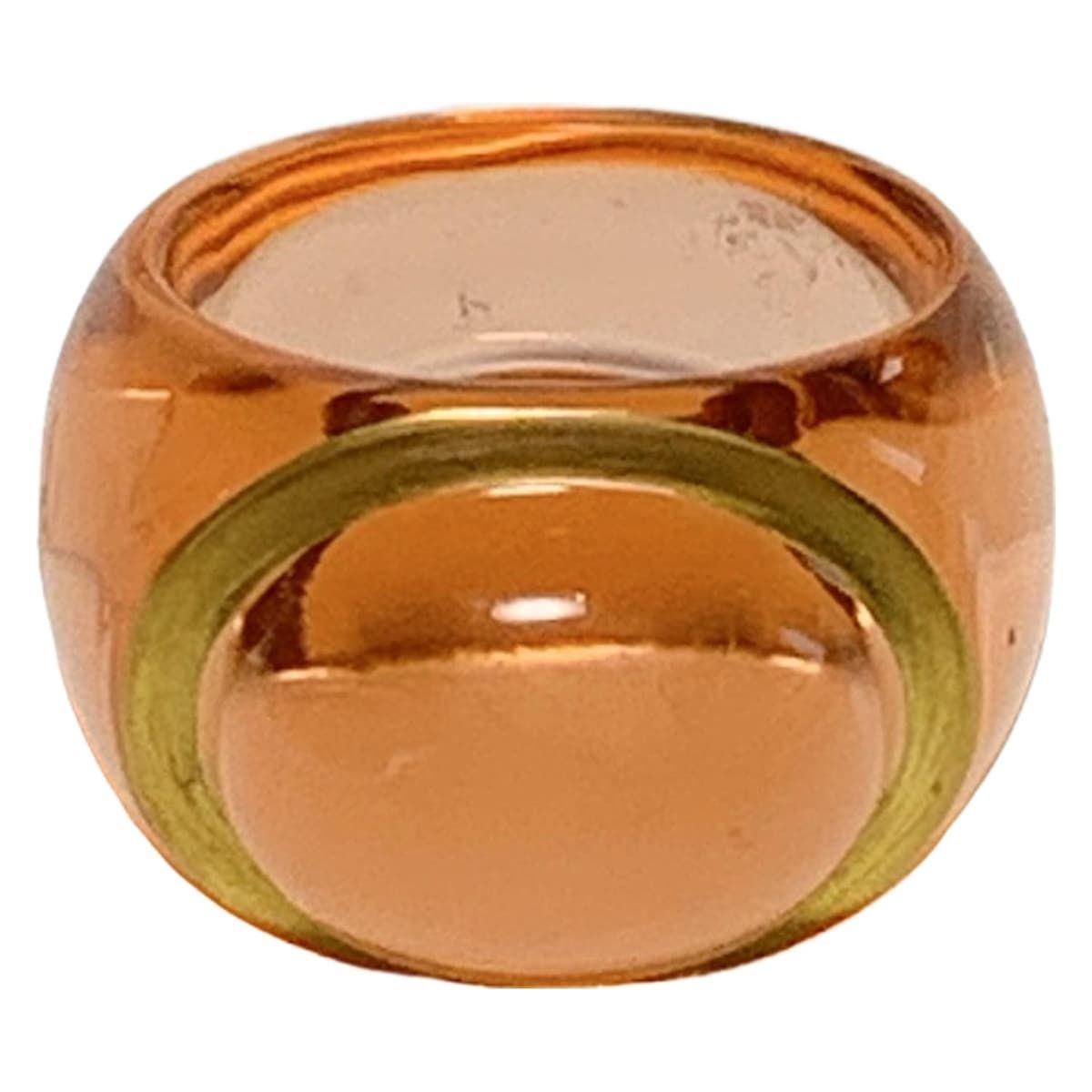 Baccarat(バカラ) リング美品 - オレンジ×ゴールド - メルカリ