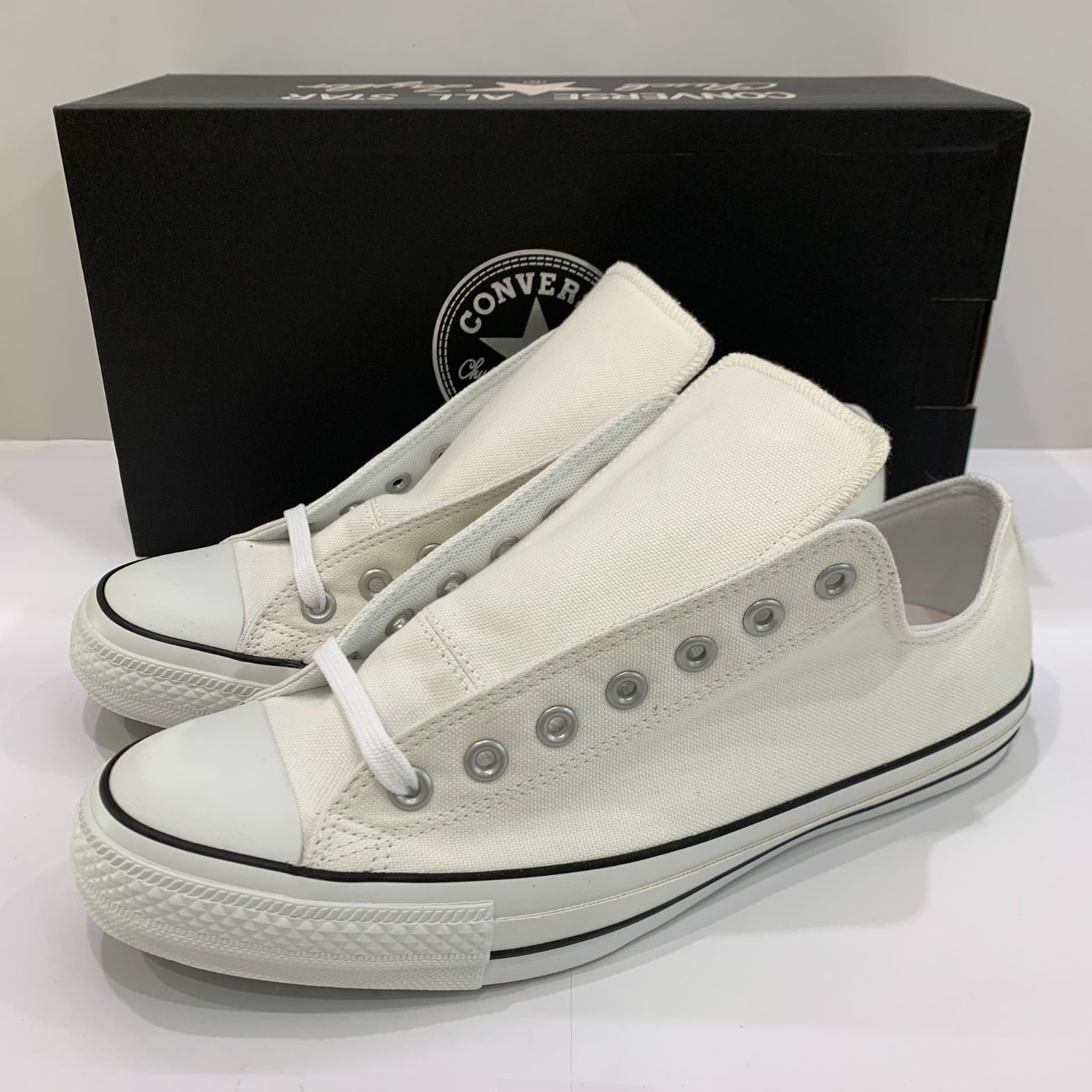 未使用 CONVERSE ALL STAR 100 COLORS OX 30.0cm 1CK562 WHITE 