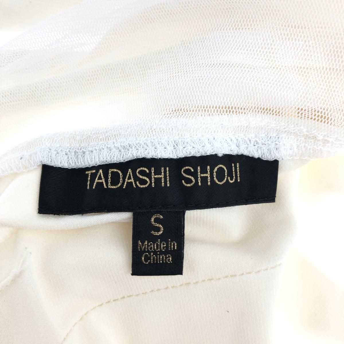 TADASHI SHOJI タダシショージ  ノースリーブワンピース  ホワイト   レディース　241007000991