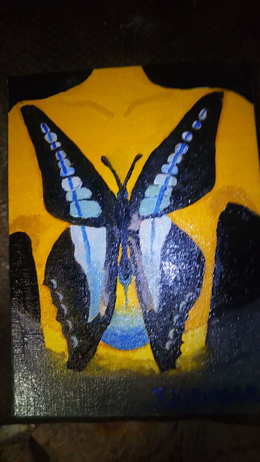 題名『幸運を呼ぶ蝶々』