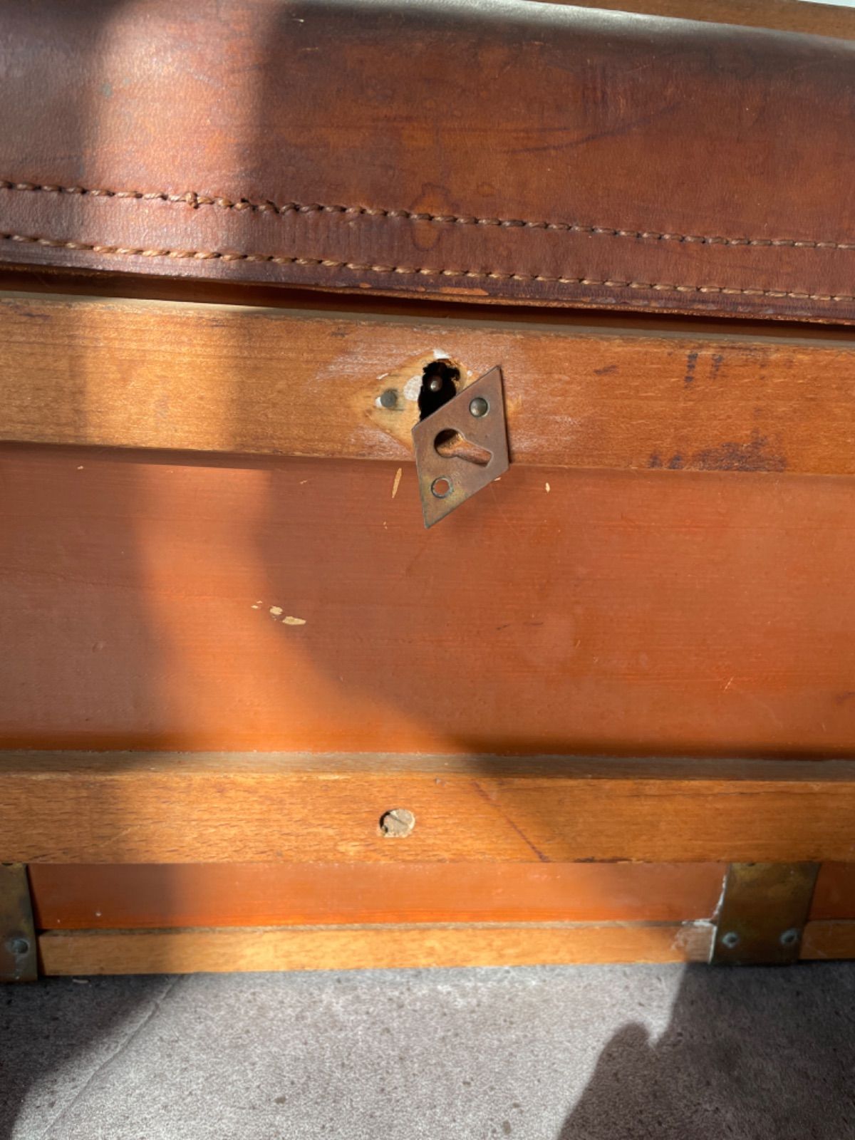 実物 日本軍尉官用行李 スーツケース 日露戦争 明治実物