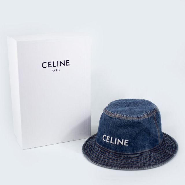 セリーヌ　デニム　バケットハット　L セリーヌ デニム バケット ハット バケハ L 正規品‼︎ セリーヌ