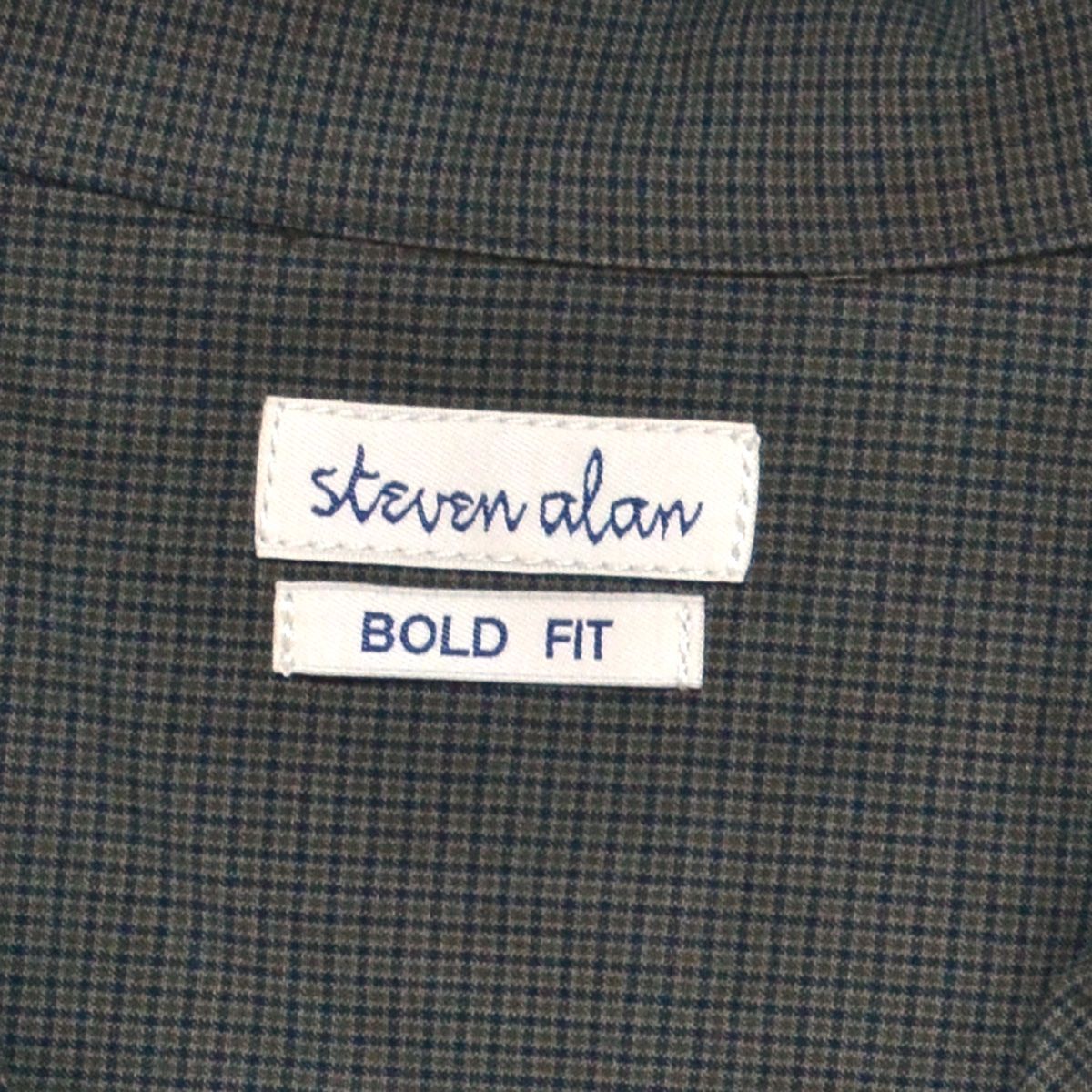定価19800円 Steven Alan スティーブンアラン ミニチェック