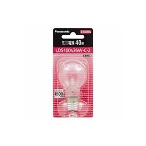 Panasonic ミニ電球 36W クリア LDS100V36WC2 