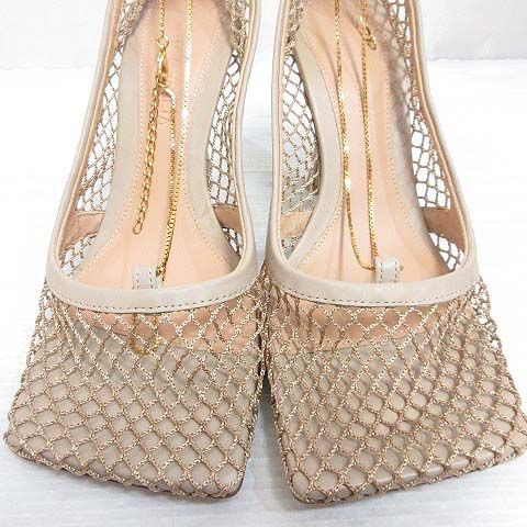 ボッテガヴェネタ BOTTEGA VENETA 美品 レザー メッシュ