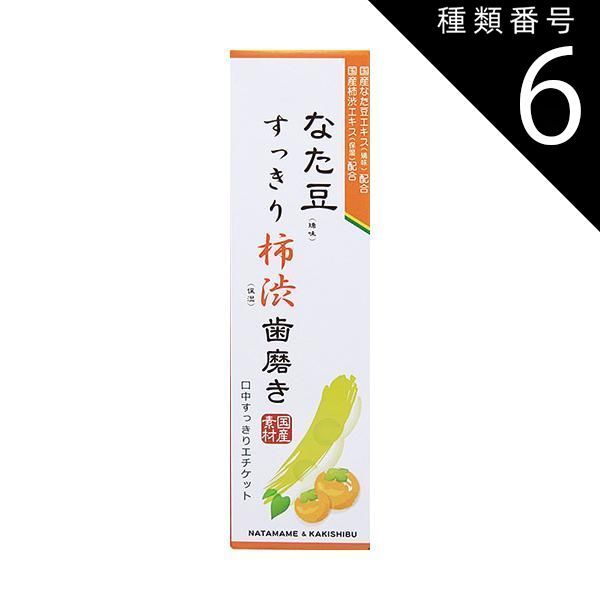 種類6 24個 なた豆すっきり柿渋歯磨き粉 120g