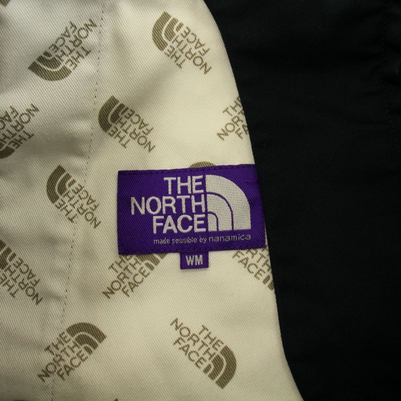 ノースフェイス パープルレーベル THE NORTH FACE PURPLE LABEL ナナミカ nanamica ストレッチツイルフレアスカート  Stretch Twill Flared SK スカート ロング ベルト WM M 紺 NTW5252N