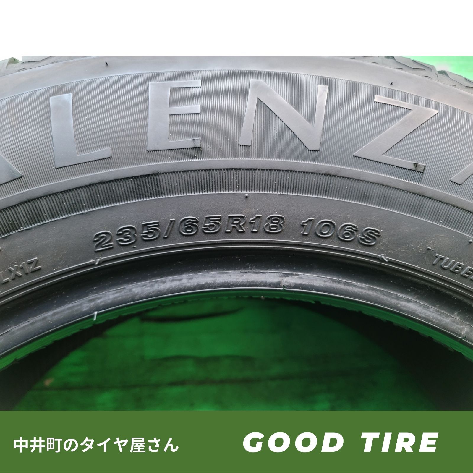 【全品送料無料】 235 65R18 ブリヂストン ALENZA LX100 冬用 4本セット 8分山 タイヤ タイヤ レクサスRX ムラーノ アウディQ7 7035