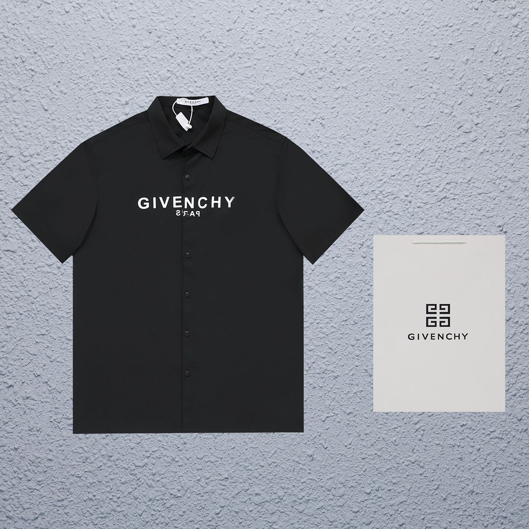 ジバンシィGivenchy モノグラム ポロシャツ ブラック Tシャツ 半袖