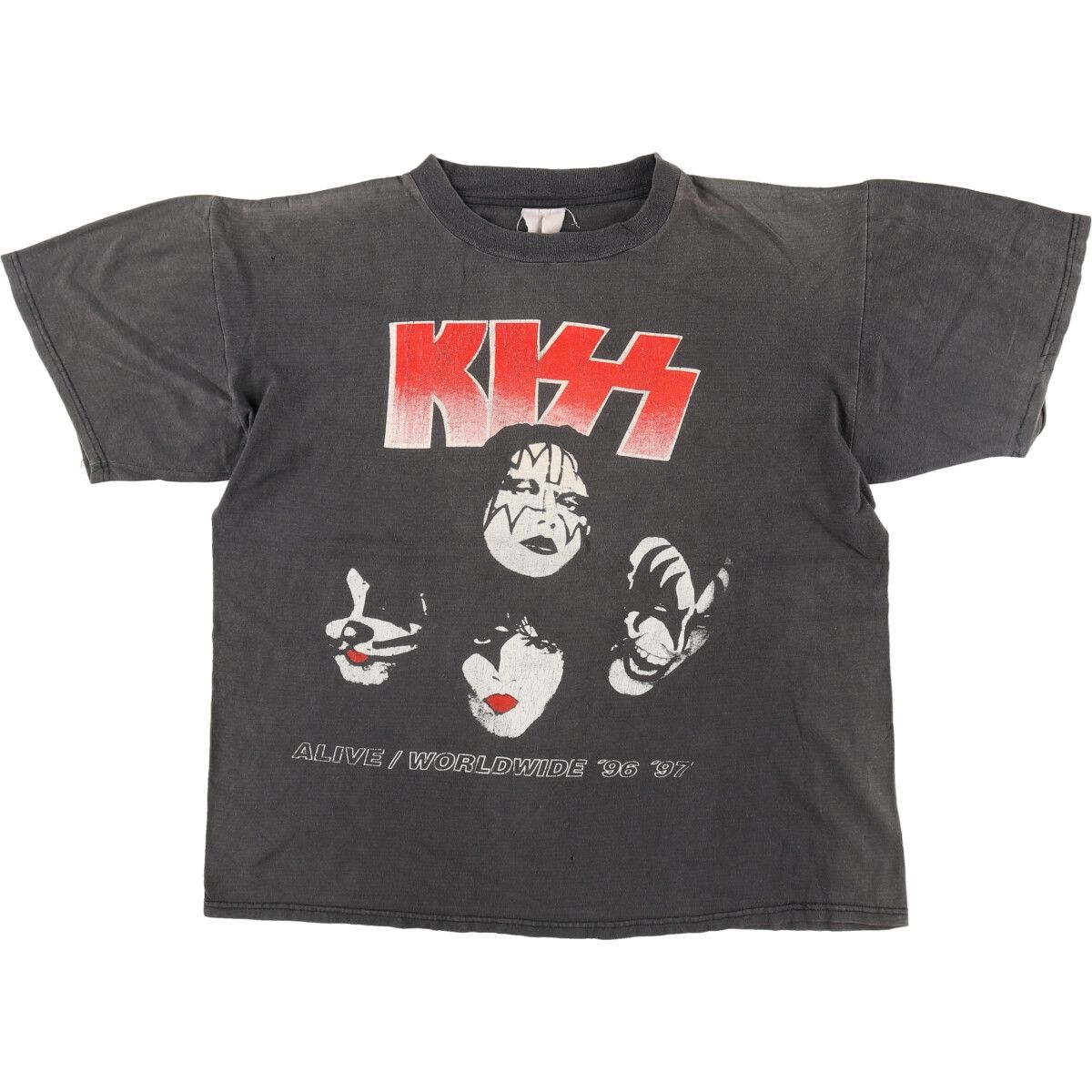 古着 90年代 KISS キッス バンドTシャツ バンT メンズXL相当 
