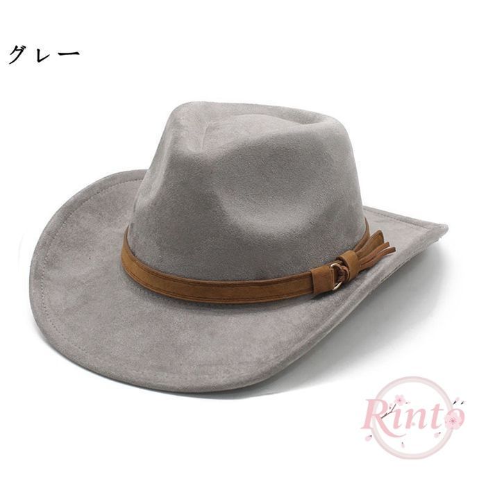 美品 AKUBR down under フェルトハット カウボーイ つば広ハット 中折れハット メンズ レディース フェルトハット ジャズハット