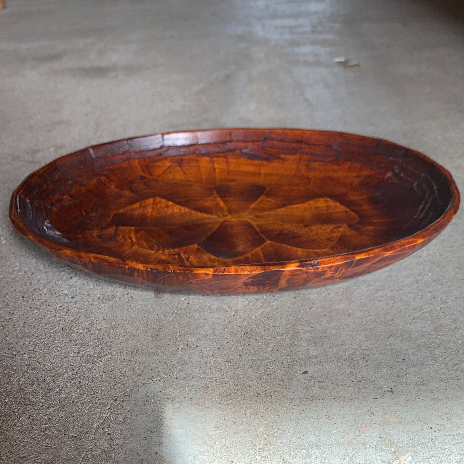 讃岐彫 刳り貫き 刳り抜き くり抜き 四方 盆 木製 漆器 折敷 香川 漆