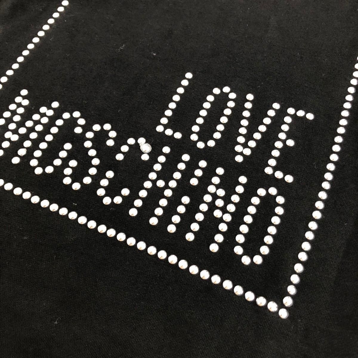 MOSCHINO モスキーノ ロゴスウェットワンピース サイズ:I38 スタッズ  