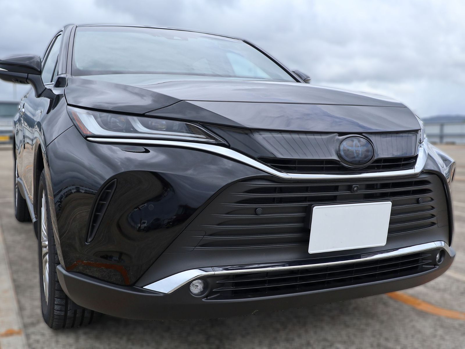 Tint+何度も貼れる エンブレム スモークフィルム(スモーク20％) ハリアー MXUA80/MXUA85/AXUH80/AXUH85 80系 80