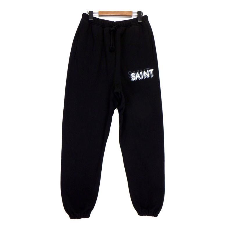 セントマイケル SAINT MICHAEL 25SS SEVEN DEADLY PANTS SM HR8 0000 055 ロゴ プリント スウェット パンツ 40627