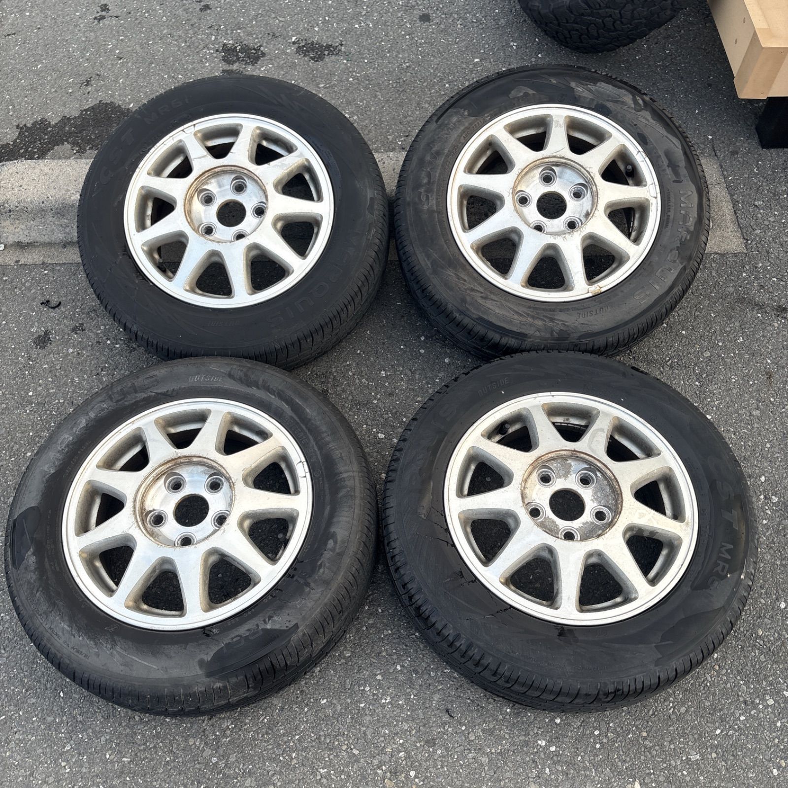 チェイサー アバンテ 純正ホイールタイヤセット 195 65R15