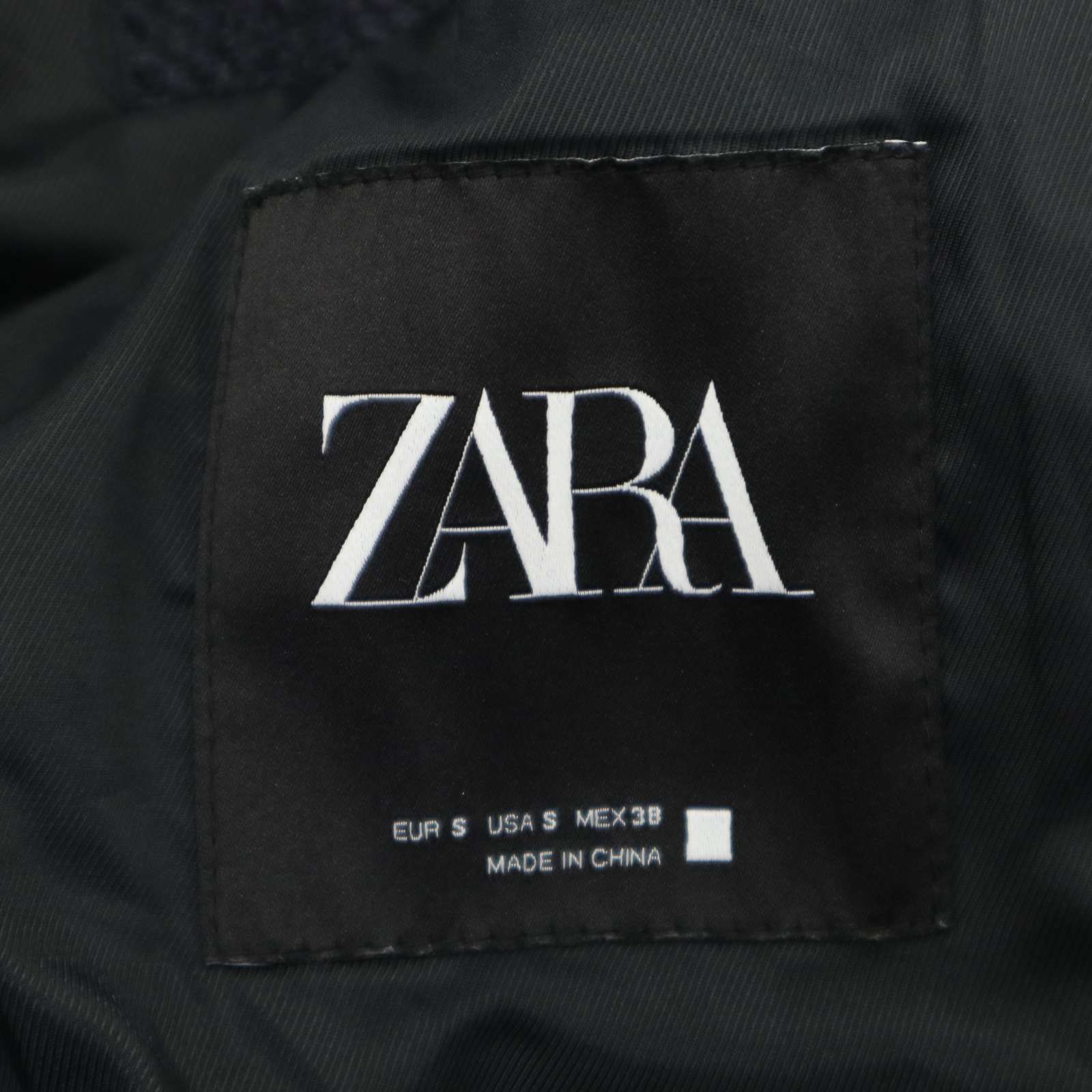 ZARA ザラ マン 現行タグ☆ 秋冬 スタンドカラー コート Sz.S