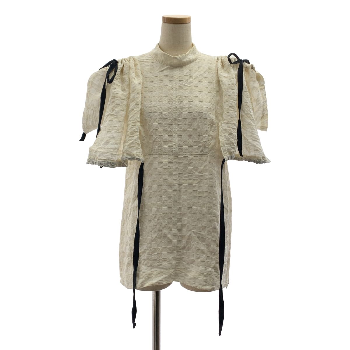 ブラウス｜チェック＆リボン【AKIKOAOKI】 AKIKOAOKI / アキコアオキ | ハンカチーフ ギンガムチェック リボン