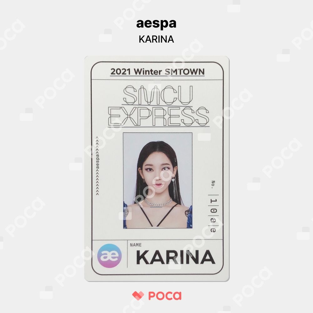 「SMCU」 SM TOWN ver.  カリナ トレカ aespa SMCU PALACE smtown 2022 カリナ トレカ