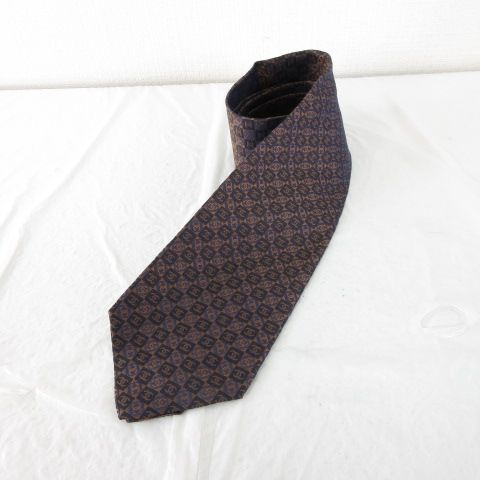 シャネル CHANEL シルクネクタイ ココマーク 茶 黒 紺 *A969 - メルカリ