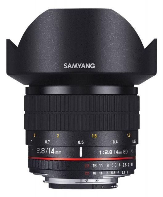 □新品級★ペンタックス SAMYANG 14mm F2.8 ED#230290 SAMYANG 単焦点広角レンズ 14mm F2.8 ペンタックス K用 フル