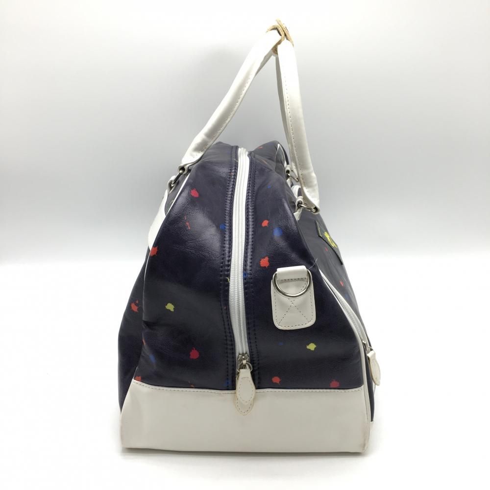 キャロウェイ 2WAYボストンバッグ パープル系×白 ショルダーストラップ