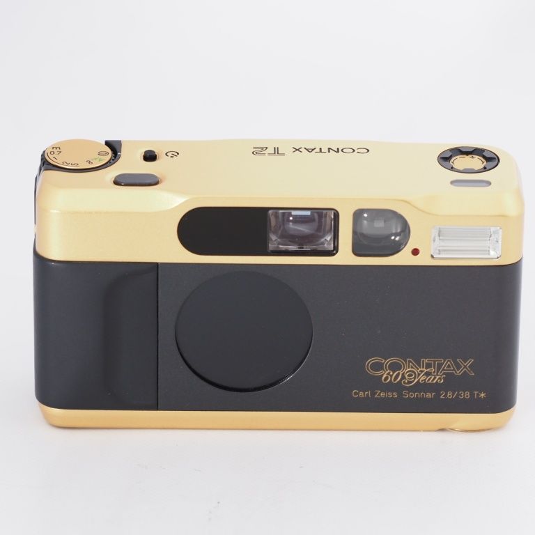 CONTAX T2 60th ゴールド 元箱 コンタックス コンパクトフィルムカメラ 60周年記念限定モデル - メルカリ