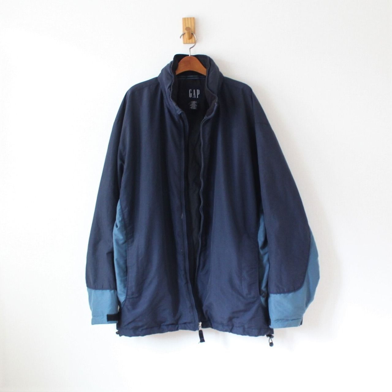 GAP ギャップ 00s ナイロンジャケット ネイビー×ブルー L (w GAP ギャップ 00s ナイロンジャケット ネイビー×ブルー L (w
