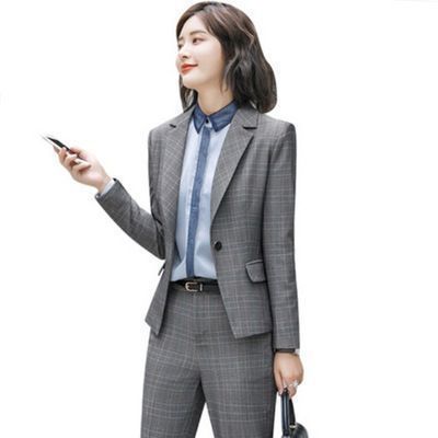 スーツ セット レディース スーツ パンツスーツ フォーマルスーツ シャツ付き 点セット上下 セットアップ 長袖 ビジネス 女性 通勤 チェック 着痩せ ママスーツ おしゃれ シンプル 美脚効果 結婚式 スーツ 卒業式 スーツ min USTAUSTRALIA_COM_AU