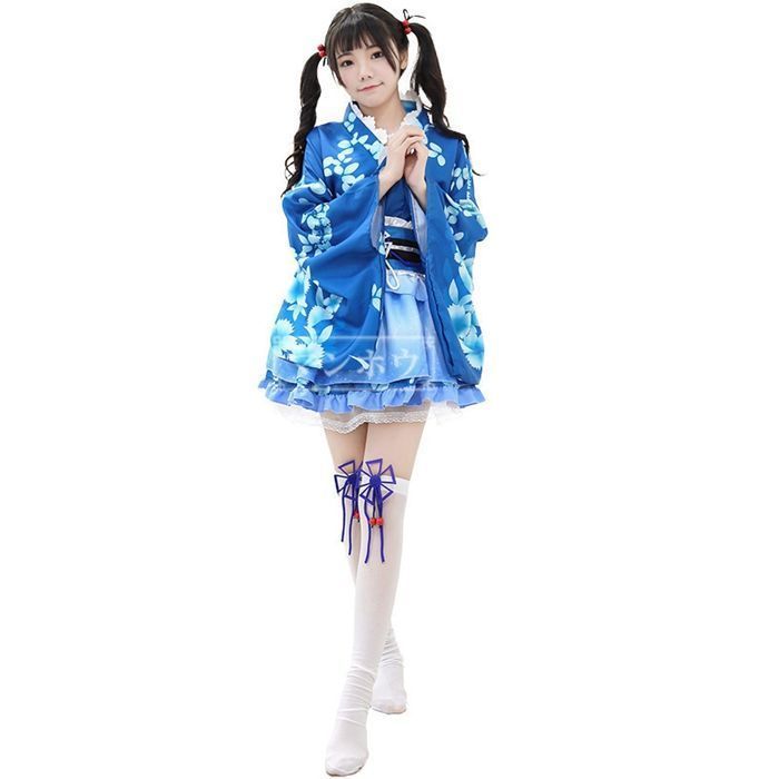浴衣 ロリータ 和服 着物 コスプレ 衣装 簡易 ハロウィン コスチューム 花魁系 セット 夏祭り 花魁 お祭り 花火大会 浴衣 着物ドレス 大人用 catH828