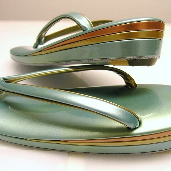  本革草履＆バッグセット No 140227 02 梱包サイズ60 その他 和装小物