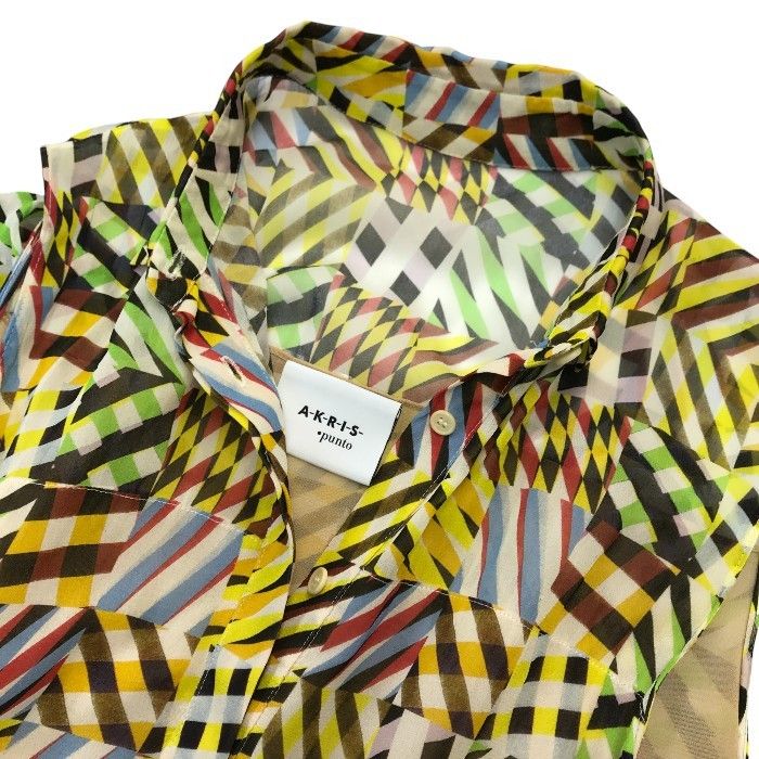 AKRIS アクリス punto ワンピース レディース ノースリーブ パッチ  