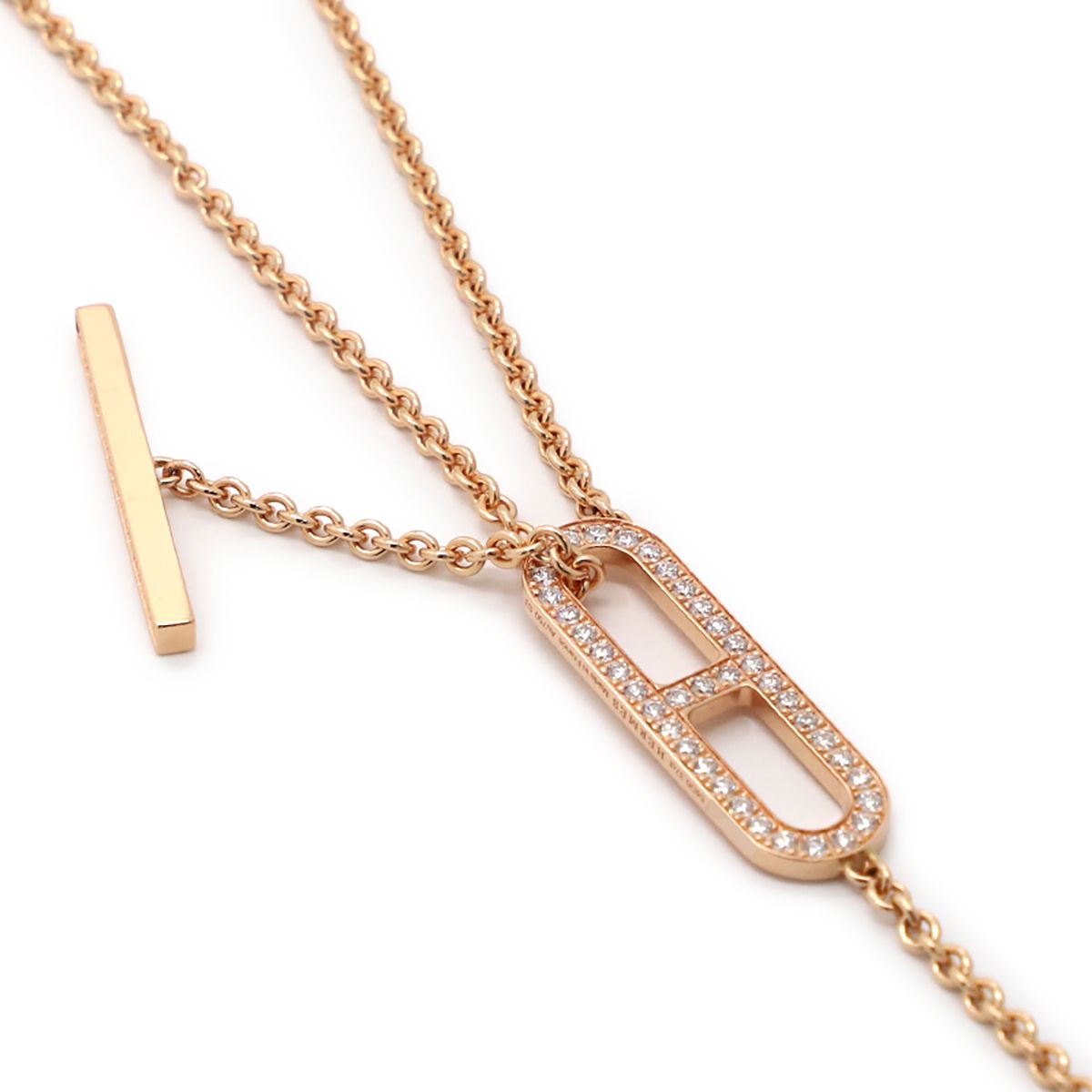 エルメス HERMES ネックレス エヴァーシェーヌダンクル K18PG
