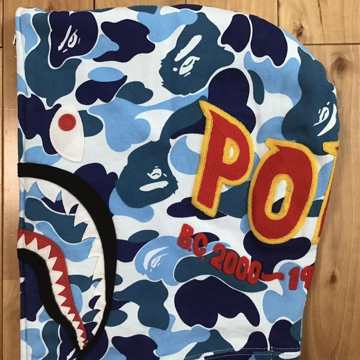 ♡激レア♡ABC CAMO ブルー シャークパーカー パーカー M ♡激レア♡ABC CAMO ブルー シャークパーカー パーカー M - メルカリ
