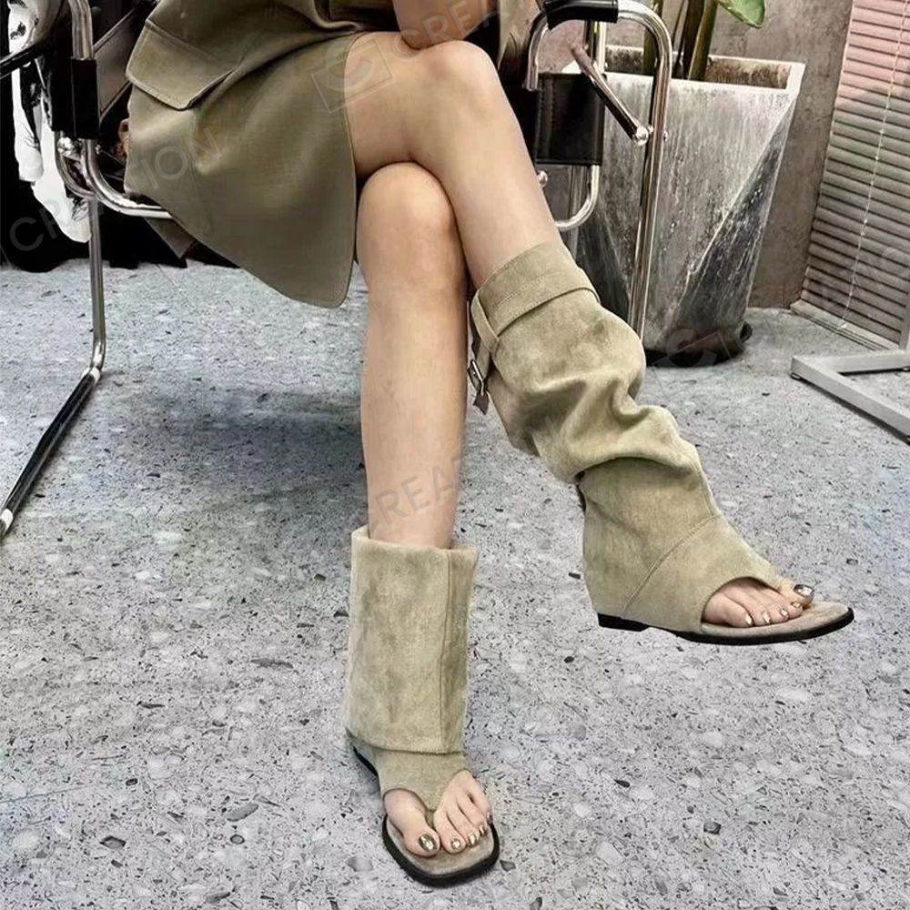 レトロウエスタン グリーンサンダル
