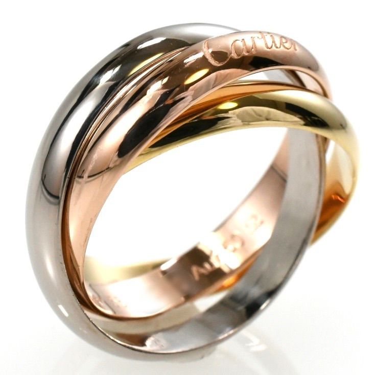 CARTIER カルティエ トリニティ #51 リング・指輪 K18イエロー