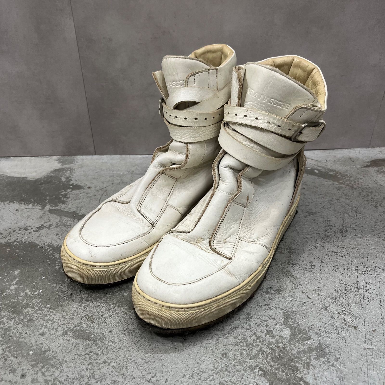 KRIS VAN ASSCHE レザー ベルト スニーカー クリスヴァンアッシュ