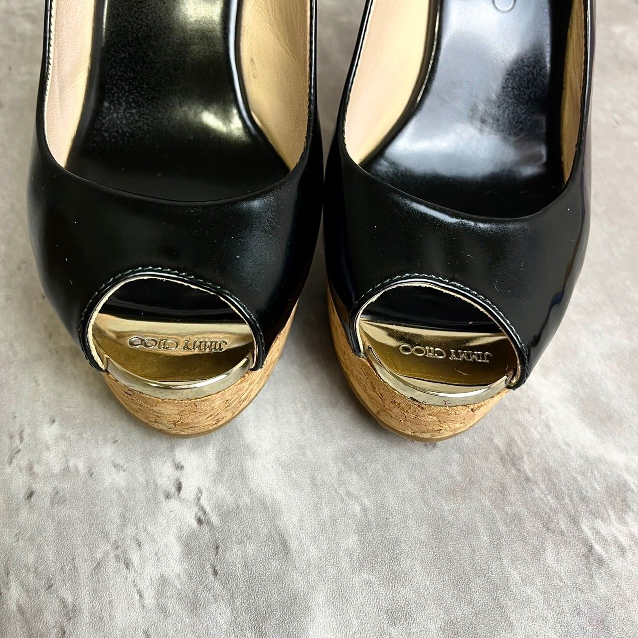 ✨良品✨ JIMMY CHOO ジミーチュウ ウェッジソール サンダル ヒール 
