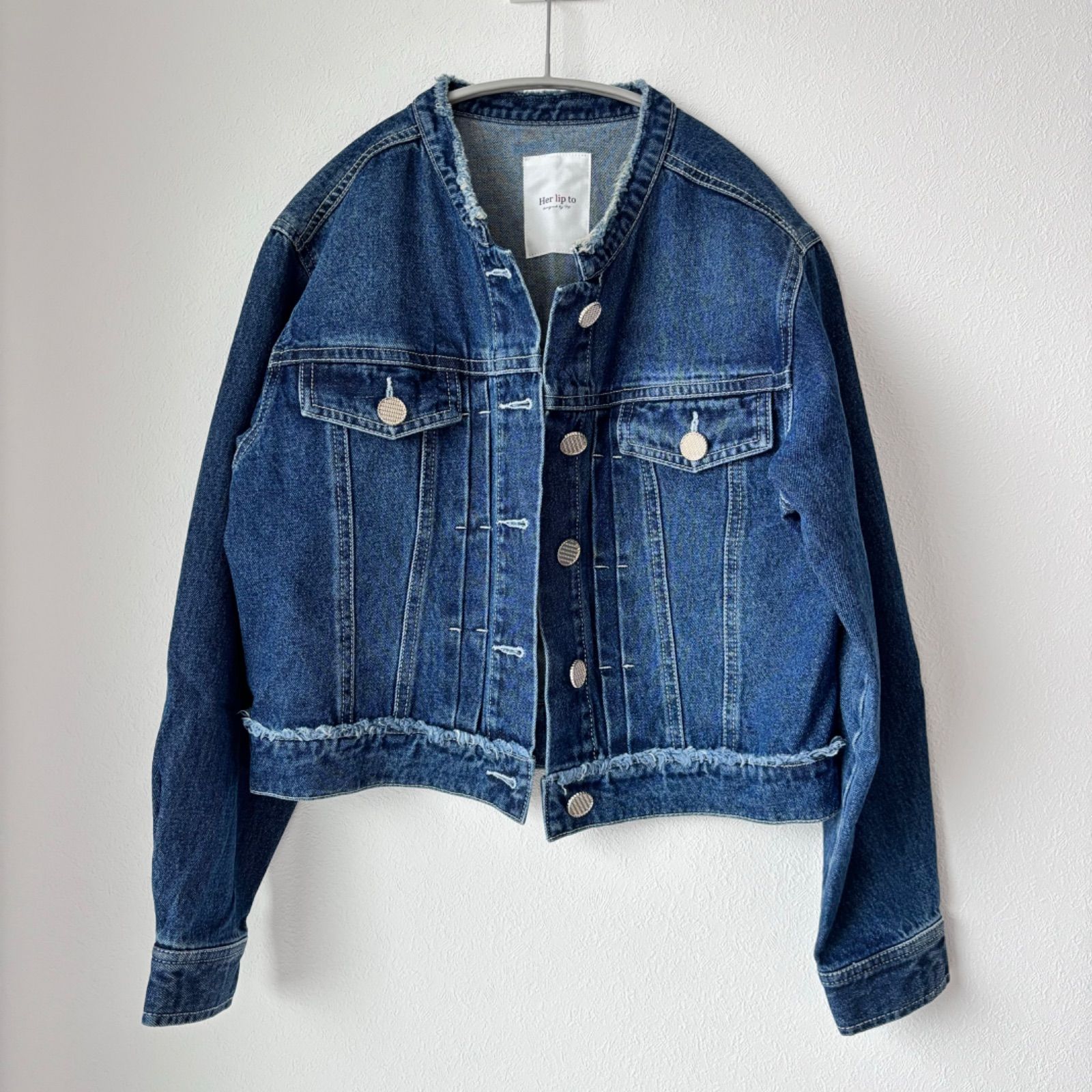 HER LIP TO JEANS Her lip to Everyday Denim Jacket Mサイズ