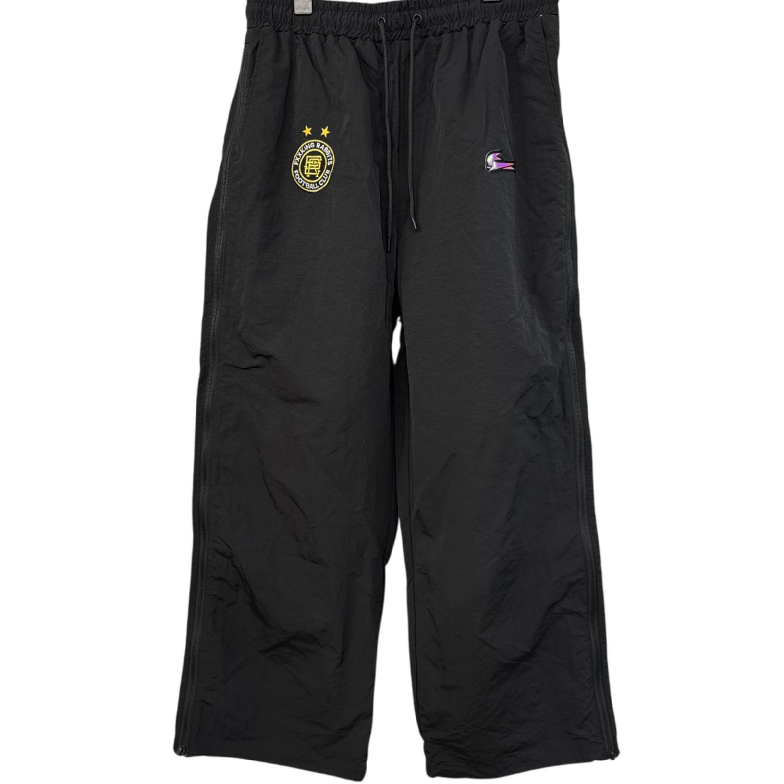 FR2 SWITCHING NYLON WIDE PANTS BLACK エフアールツー ナイロンパンツ ワイドパンツ