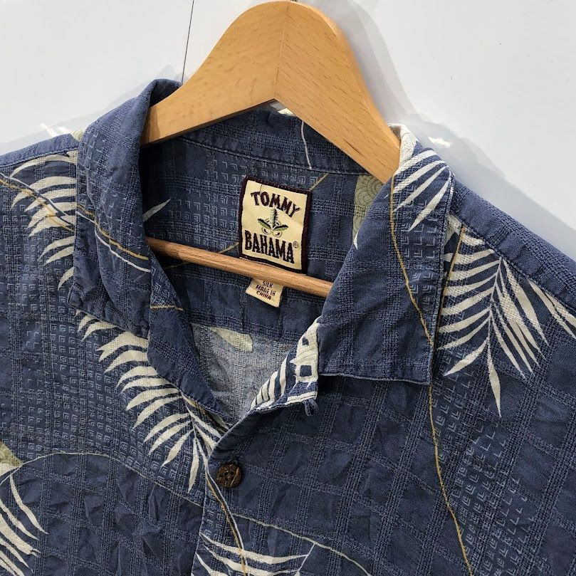 トミーバハマ  Bahama シルクシャツ シルク100 半袖シャツ Tommy Bahama トミーバハマ Tommy Bahama 半袖 シルク シャツ