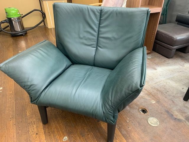 希少　desede(デセデ）　DS-121　総革グリーン　1人掛け