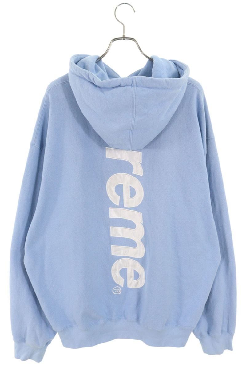 シュプリーム 24AW Satin Applique Hooded Sweatshirt サテン